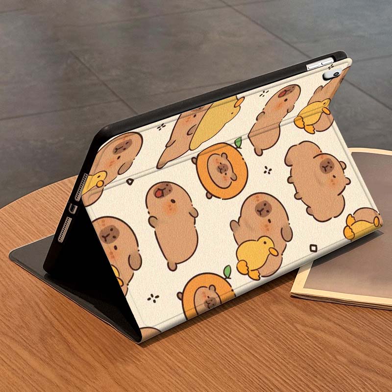 Honor Tablet X9 Accessories - Casing Tablet Kartun Capybara untuk Huawei
