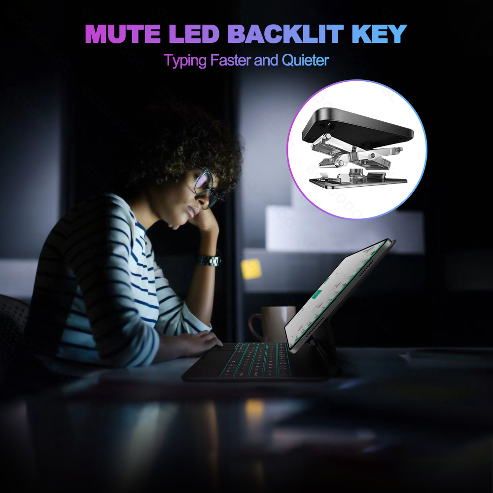 GOOJODOQ Magic Keyboard untuk  - Tablet Accessories Choice Store ulasan dan harga