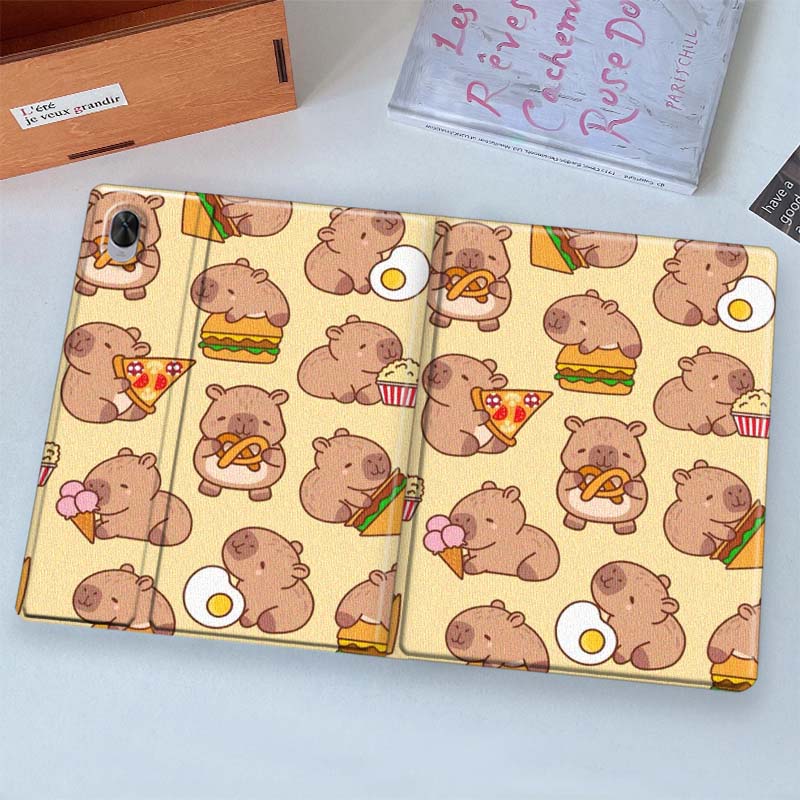 Casing Tablet Kartun Capybara  - Honor Tablet X9 Accessories ulasan dan harga