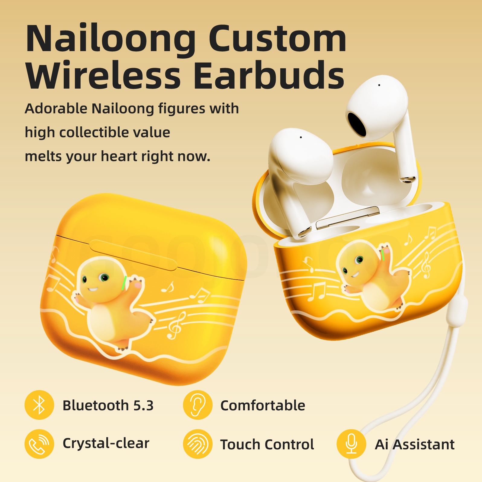 Headphone Nirkabel Nailoong TW - Tablet Accessories Choice Store ulasan dan harga