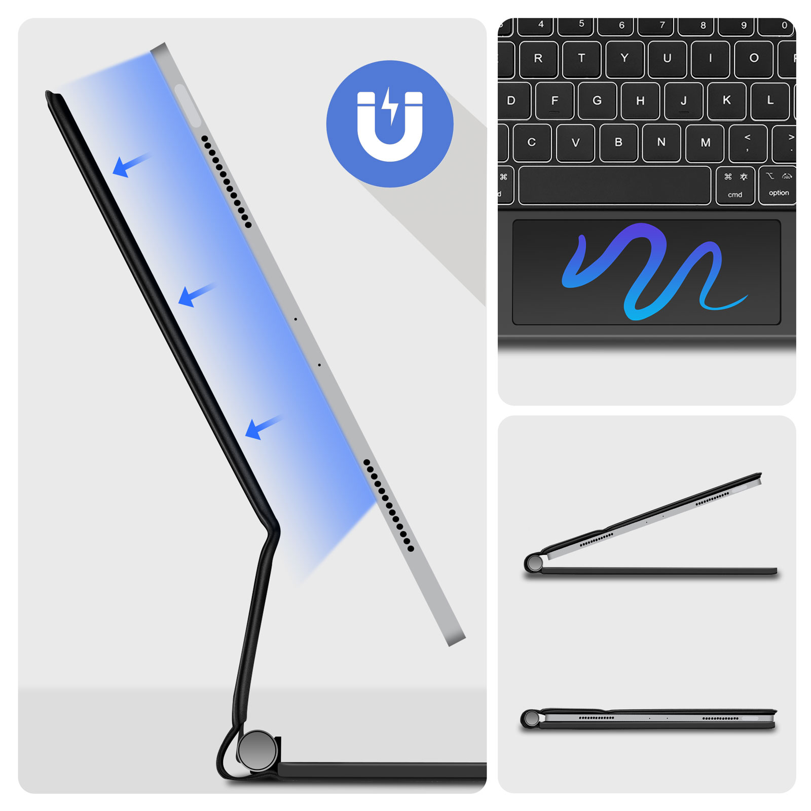 GOOJODOQ Magic Keyboard untuk  - Tablet Accessories Choice Store ulasan dan harga
