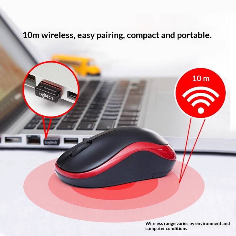 Mouse Logitech M185 untuk Tabl - Logitech Tablet Accessories ulasan dan harga